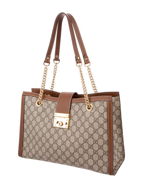 gucci padlock medium tote|padlock gg medium shoulder bag.